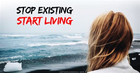 existing vs living|how to start living life.
